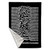 Joy Division Sherpa Fleece Blanket: Unknown Pleasures (Black) SINGLE