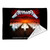 Metallica Sherpa Fleece Blanket: Master Of Puppets (Multicolour) DOUBLE