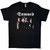 The Damned Unisex T-Shirt: Photo EU Tour Summer 24 (Black) (Back Print) (Ex-Tour)