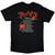 The Damned Unisex T-Shirt: Cartoon EU Tour Summer 25 (Black) (Back Print) (Ex-Tour)