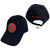 Foo Fighters Unisex Baseball Cap: FF & TCATS Logos Corduroy (Navy Blue) (Back Print)