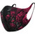 Spiral Unisex Face Mask: Blood Rose (Black)