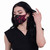 Spiral Unisex Face Mask: Blood Rose (Black)
