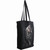 Spiral Cotton Tote Bag: Pocket Kitten (Black)