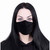Spiral Unisex Fashion Mask: Plain (Black)