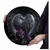 Spiral Glass Chopping Board: Raven Heart (Clear) (Circular)