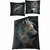 Spiral Duvet Set: Forest Guardians (Black) (Single)