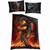 Spiral Duvet Set: Draconis (Black) (Single)