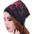 Spiral Unisex Beanie Hat: Blood Rose (Black)