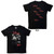 Paul McCartney Unisex T-Shirt : Wings Collage (Black) (Back Print)