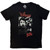 Paul McCartney Unisex T-Shirt : Wings Collage (Black) (Back Print)