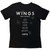 Paul McCartney Unisex T-Shirt : Wings Over Australia (Black) (Back Print)