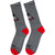 Def Leppard Unisex Crew Socks: Logo (Grey) (UK Size 6.5 - 11)