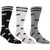 KISS Unisex Sock Gift Box: Logos (Multicolour) (UK Size 6.5 - 11)