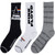Pink Floyd Unisex Sock Gift Box: Logos (Multicolour) (UK Size 6.5 - 11)