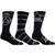 Pink Floyd Unisex Sock Guitar Tin: Logos (Black) (UK Size 6.5 - 11)