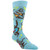 Perri's Unisex Crew Socks: Monkeys (Blue) (UK Size 6.5 - 11)