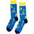 Perri's Unisex Crew Socks: Aliens (Blue) (UK Size 6.5 - 11)
