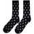 Billie Eilish Ladies Socks: Blohsh Pattern (Black) (UK Size 4 - 7)