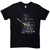 Jimi Hendrix Unisex T-Shirt: Purple Haze Lyrics (Black)