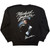 Michael Jackson Unisex Sweatshirt-Shirt: Thriller / Hat Poses (Black) (Back Print)