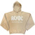 AC/DC Ladies Unplugged Pullover Hoodie: Back In Black (Natural)