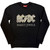 AC/DC Unisex Unplugged Sweatshirt: Family Jewels (Black) (Back Print)