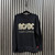 AC/DC Unisex Unplugged Sweatshirt: Family Jewels (Black) (Back Print)
