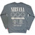 Nirvana Unisex Unplugged Sweatshirt: Nevermind Tour 1991 (Blue) (Back Print)