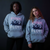 Pink Floyd Ladies Unplugged Pullover Hoodie: DSOTM Munich (Blue)