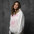 Ramones Ladies Unplugged Pullover Hoodie: Pink Presidential Seal (Natural)