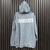 Soundgarden Unisex Unplugged Pullover Hoodie: Circle Logo (Blue) (Back Print)
