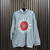 Soundgarden Unisex Unplugged Pullover Hoodie: Circle Logo (Blue) (Back Print)