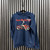 Van Halen Unisex Unplugged Pullover Hoodie: Pinup Motorcycle (Navy Blue) (Back Print)