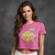 The Beach Boys Ladies Crop Top: Fun, Fun, Fun (Pink)