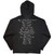 Ed Sheeran Unisex Zipped Hoodie: Play (Black) (Back & Sleeve Print)