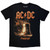 AC/DC Unisex T-Shirt: Bell Lightning EU Tour '25 (Black) (Back Print)