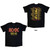 AC/DC Unisex T-Shirt: PWR-UP Logo World Tour '24-'25 (Black) (Back Print)