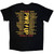 AC/DC Unisex T-Shirt: PWR-UP Logo World Tour '24-'25 (Black) (Back Print)