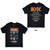 AC/DC Unisex T-Shirt: Angus Amps EU Tour '25 (Black) (Back Print)