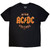 AC/DC Unisex T-Shirt: High Voltage World Tour '25 (Black) (Back Print & Ex-Tour)