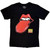 The Rolling Stones Unisex T-Shirt: Live Voodoo Lounge Tongue (Black) (Back Print)