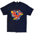 DC Comics Unisex T-Shirt: Supergirl Stickers (Navy Blue)