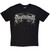 Bring Me The Horizon Unisex T-Shirt: Metal Logo Genxsis (Black) (Back Print)