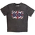 AC/DC Unisex Stone Wash T-Shirt: Logo (Charcoal Grey)