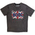 AC/DC Unisex Stone Wash T-Shirt: Logo (Charcoal Grey)