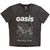Oasis Unisex Stone Wash T-Shirt: Def Maybe Line Drawing (Charcoal Grey)