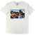 Bon Jovi Unisex T-Shirt: USA '86 (White) (Back Print)