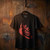 The Cure Unisex Carbon T-Shirt: Swirl Logo (Black)