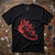 The Cure Unisex Carbon T-Shirt: Swirl Logo (Black)